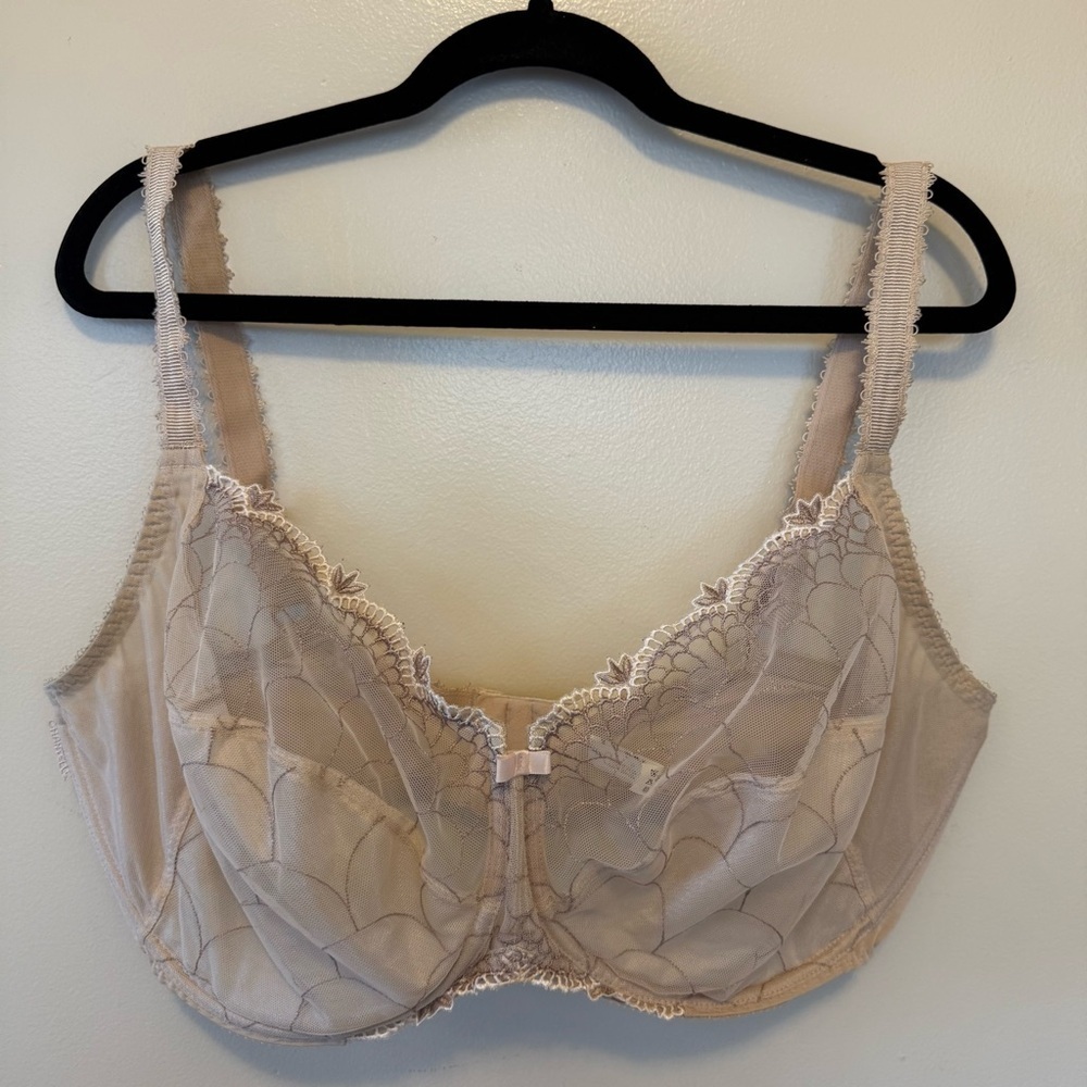 Chantelle Full Figure Lace Underwire Bra - Nude - Picture 2 of 8